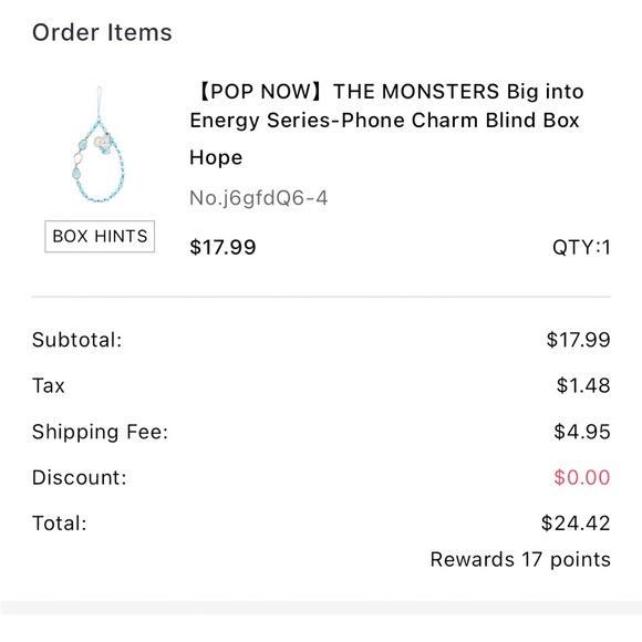 Big Into Energy Pop Mart Phone Charm Blind Box (HOPE) - Picture 3 of 5